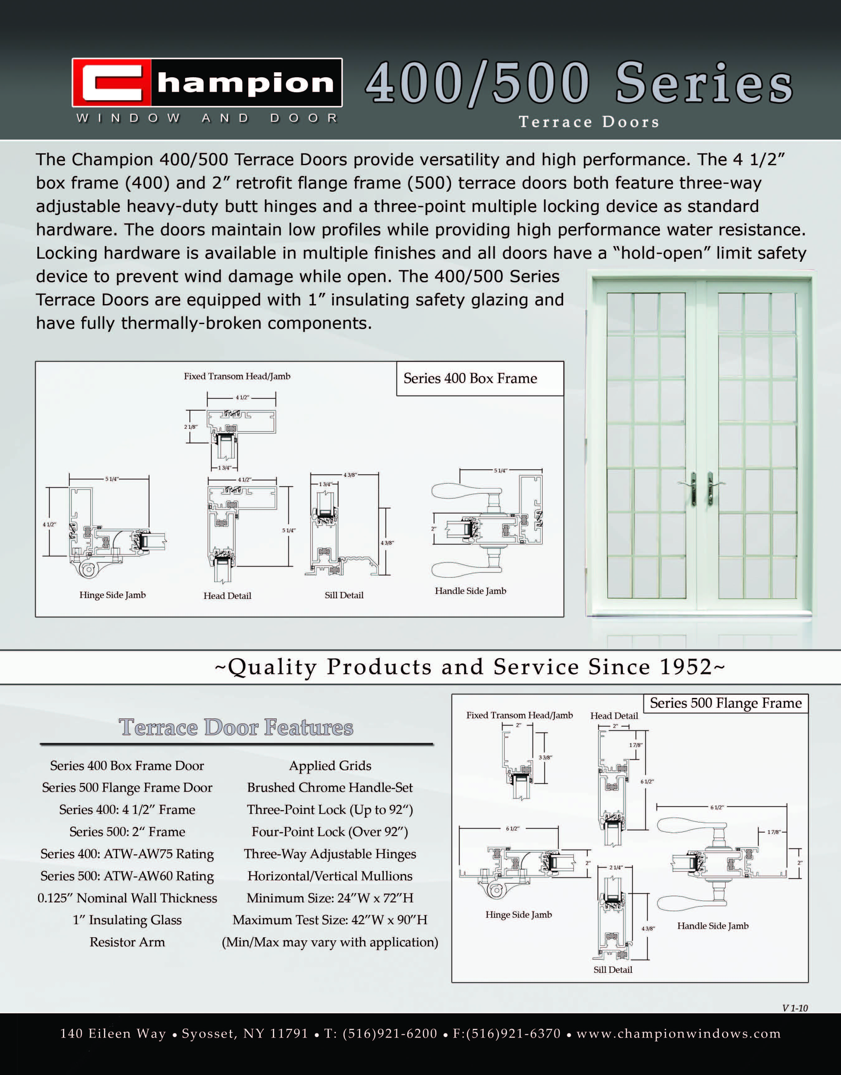 Terrace Door Series